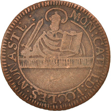 German States, MUNSTER, 4 Pfennig, 1790, VF(20-25), Copper, KM:446