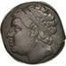 Monnaie, Sicile, Hieronymus, Syracuse, Bronze, TTB, Bronze