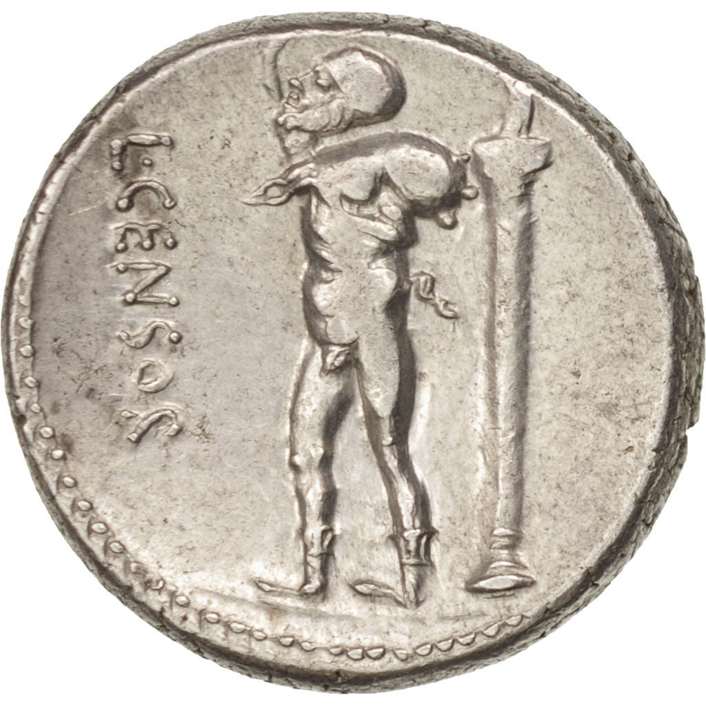 Coin, Marcia, Denarius, Rome, AU(55-58), Silver, Crawford:363/1d
