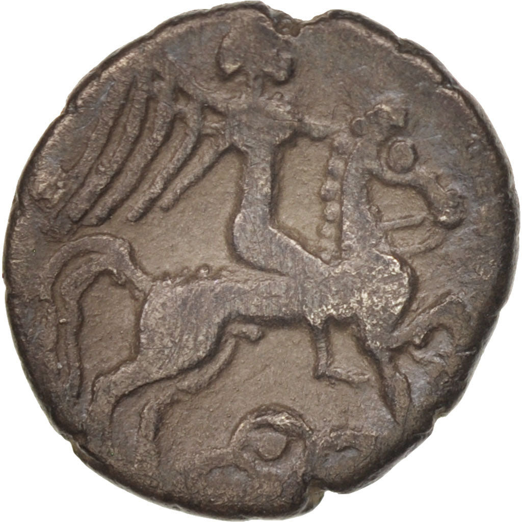 Bituriges-Pictones-Lemovici, Drachme à la victoire, SS, Silber