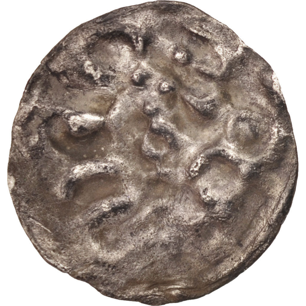 Coin, France, Charlemagne, Obol, Melle, EF(40-45), Silver, Prou:679