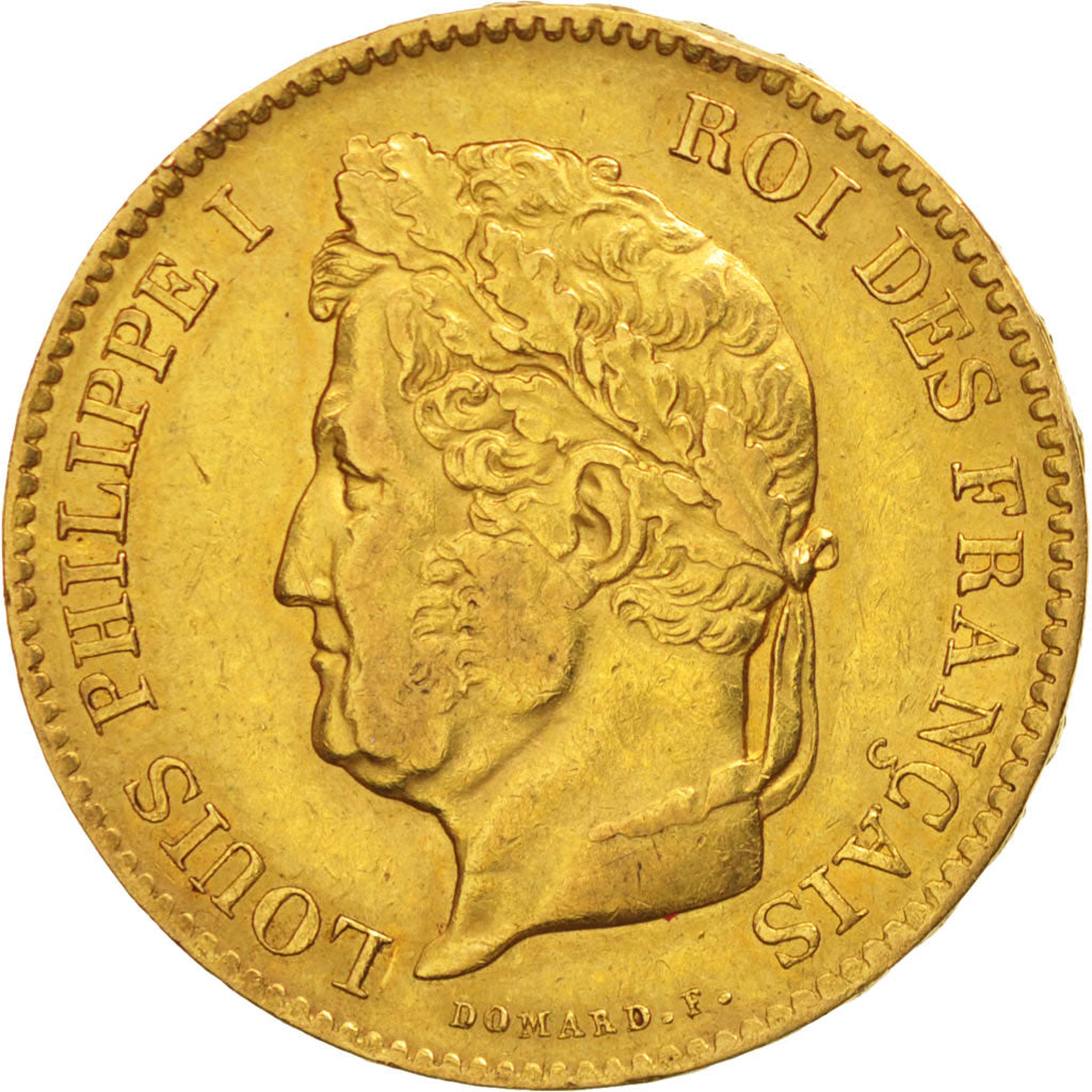 Frankreich, Louis-Philippe, 40 Francs, 1834, Paris, SS+, Gold, KM:747.1