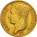 France, Napoléon I, 40 Francs, 1812, Paris, AU(50-53), Gold, KM:696.1