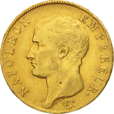 Munten, Frankrijk, Napoléon I, 40 Francs, 1804, Paris, ZF, Goud, KM:664.1