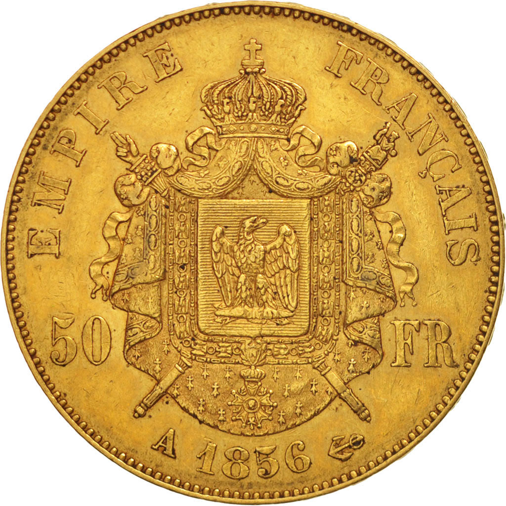 Münze, Frankreich, Napoleon III, Napoléon III, 50 Francs, 1856, Paris, SS+