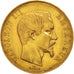 Francia, Napoleon III, 50 Francs, 1855, Paris, BB, Oro, KM 785.1