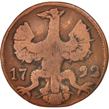 Moneda, Estados alemanes, AACHEN, 12 Heller, 1792, BC+, Cobre, KM:51