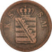 Etats allemands, SAXONY-ALBERTINE, Johann, 2 Pfennig, 1859, TB, Cuivre, KM:1185