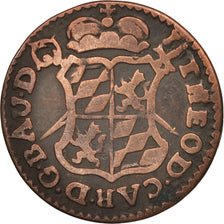 LIEGE, John Theodore, Liard, 1750, Liege, VF(20-25), Copper, KM:155