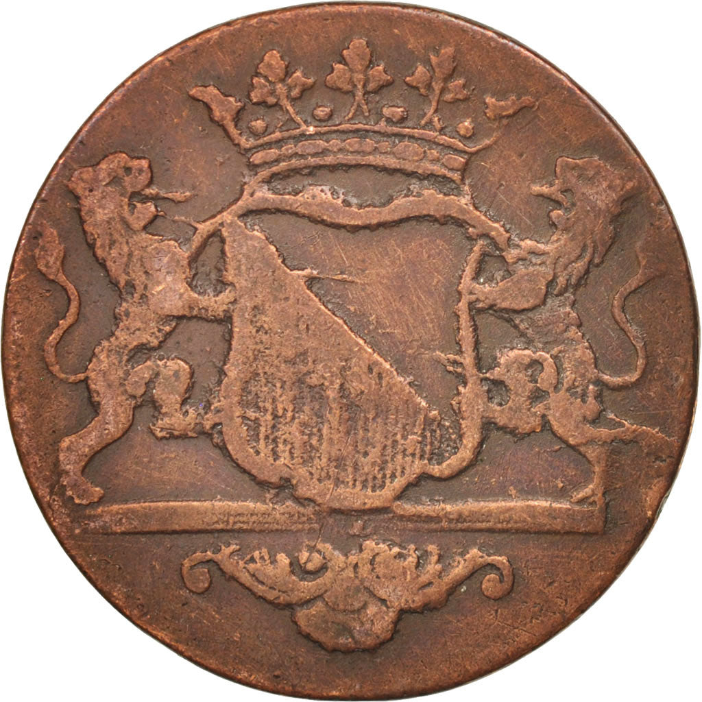 NETHERLANDS EAST INDIES, Duit, 1790, Utrecht, VF(20-25), Copper, KM:111.1
