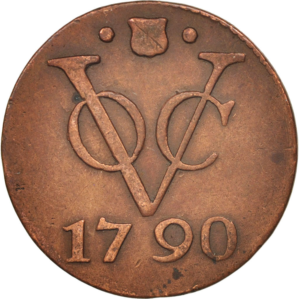NETHERLANDS EAST INDIES, Duit, 1790, Utrecht, VF(20-25), Copper, KM:111.1