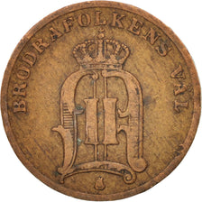 Coin, Sweden, Oscar II, Ore, 1890, EF(40-45), Bronze, KM:750