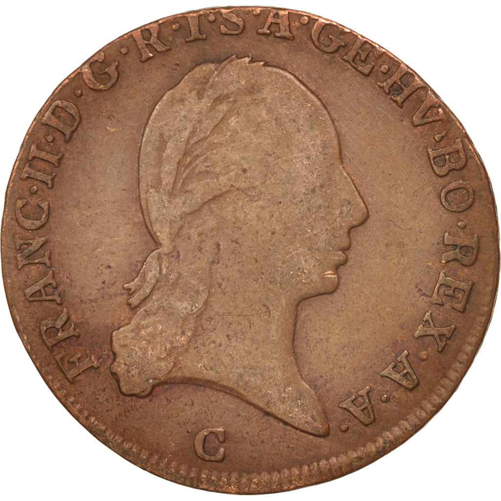 Austria, Franz II (I), Kreuzer, 1800, Prague, VF(20-25), Billon, KM:2111