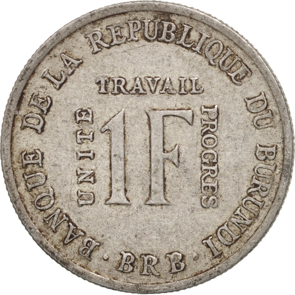 Burundi, Franc, 1970, EF(40-45), Aluminum, KM:18