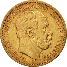 Moneda, Estados alemanes, PRUSSIA, Wilhelm I, 20 Mark, 1873, Hannover, MBC, Oro