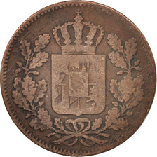 Stati tedeschi, BAVARIA, Ludwig I, 2 Pfennig, 1850, MB, Rame, KM:798