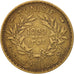 Tunisia, Anonymous, 50 Centimes, 1933, Paris, EF(40-45), Aluminum-Bronze, KM:246
