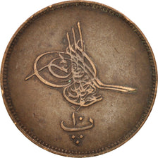 Egypt, Abdul Aziz, 10 Para, 1864 (AH1277//5), EF(40-45), Bronze, KM:241