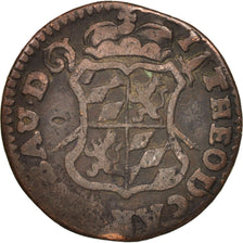 LIEGE, John Theodore, Liard, 1750, Liege, VF(20-25), Copper, KM:155