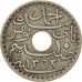 Tunisia, Ahmad Pasha Bey, 10 Centimes, 1933, Paris, EF(40-45), Nickel-Bronze