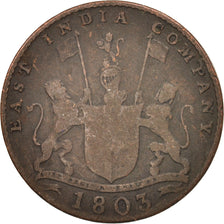 INDIA-BRITISH, MADRAS PRESIDENCY, 10 Cash, 1803, Soho Mint, Birmingham, B+