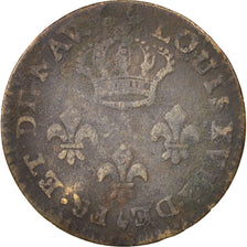 FRENCH GUIANA, 2 Sous, 1789, Paris, VF(20-25), Billon, KM:1