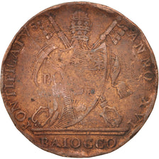 Italien Staaten, PAPAL STATES, Pius VII, Baiocco, 1816, Bologne, S, Copper