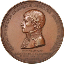 France, Medal, History, 1800, Auguste, AU(55-58), Bronze