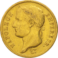 Coin, France, Napoléon I, 40 Francs, 1812, Paris, EF(40-45), Gold, KM:696.1