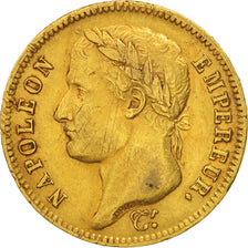 Monnaie, France, Napoléon I, 40 Francs, 1812, Paris, TTB, Or, KM:696.1