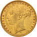 Moneta, Australia, Victoria, Sovereign, 1875, Melbourne, BB, Oro, KM:7