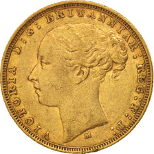 Coin, Australia, Victoria, Sovereign, 1882, Melbourne, EF(40-45), Gold, KM:7