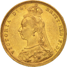 Australia, Victoria, Sovereign, 1890, Sydney, MBC+, Oro, KM:10