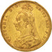 Coin, Australia, Victoria, Sovereign, 1891, Melbourne, EF(40-45), Gold, KM:10