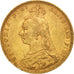 Coin, Great Britain, Victoria, Sovereign, 1892, EF(40-45), Gold, KM:767