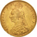 Coin, Great Britain, Victoria, Sovereign, 1892, EF(40-45), Gold, KM:767
