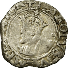 Munten, Frankrijk, Demi Carolus, 1550, FR+, Zilver, Boudeau:1295