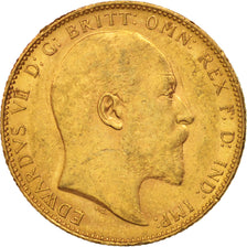 Monnaie, Australie, Edward VII, Sovereign, 1904, Perth, TTB+, Or, KM:15