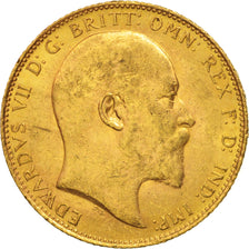 Munten, Groot Bretagne, Edward VII, Sovereign, 1906, ZF+, Goud, KM:805