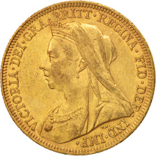 Coin, Australia, Victoria, Sovereign, 1894, Sydney, AU(50-53), Gold, KM:13