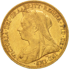 Monnaie, Australie, Victoria, Sovereign, 1895, Melbourne, TTB, Or, KM:13