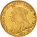 Coin, Australia, Victoria, Sovereign, 1895, Melbourne, EF(40-45), Gold, KM:13