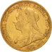 Munten, Australië, Victoria, Sovereign, 1895, Sydney, ZF, Goud, KM:13