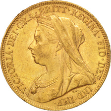 Monnaie, Grande-Bretagne, Victoria, Sovereign, 1898, TTB+, Or, KM:785