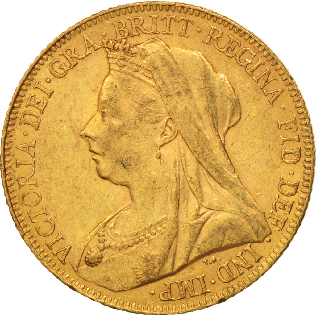 Monnaie, Grande-Bretagne, Victoria, Sovereign, 1899, TTB+, Or, KM:785