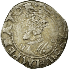 Coin, France, Demi Carolus, 1551, VF(30-35), Silver, Boudeau:1295