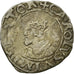 Munten, Frankrijk, Demi Carolus, 1551, FR+, Zilver, Boudeau:1295