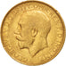Coin, Great Britain, George V, Sovereign, 1914, Perth, EF(40-45), Gold, KM:820