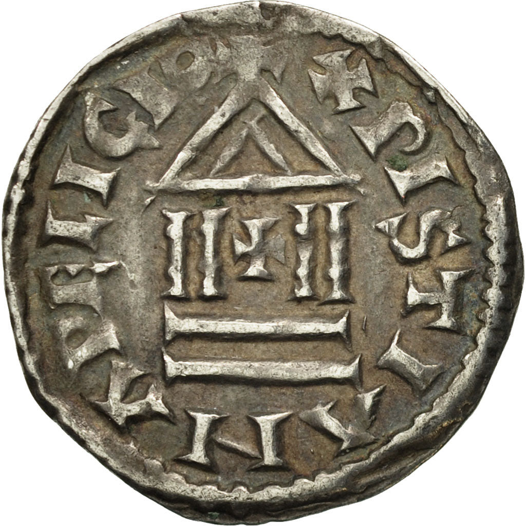 France, Carolingiens, Louis le Pieux, Denier, TTB, Argent, Prou:990