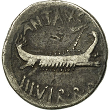 Marcus Antonius, Legionary issue, Denarius, Patras, MB, Argento